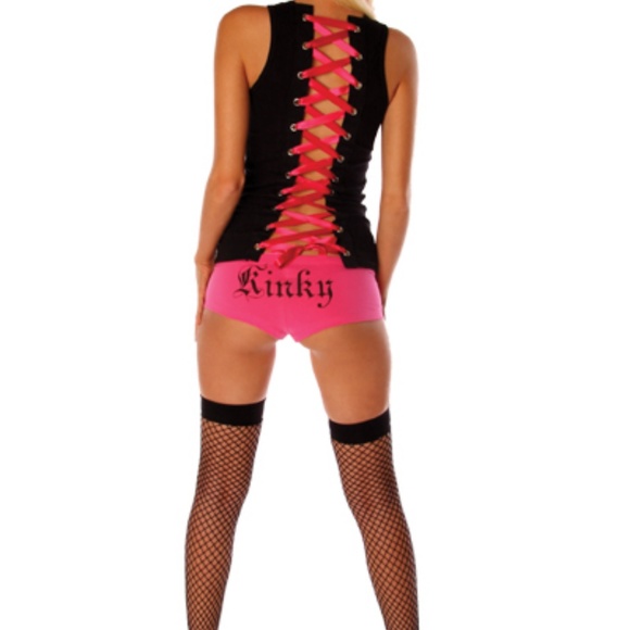 Kinky Womens Hot Pink Tanga Panties Underwear - Picture 1 of 4